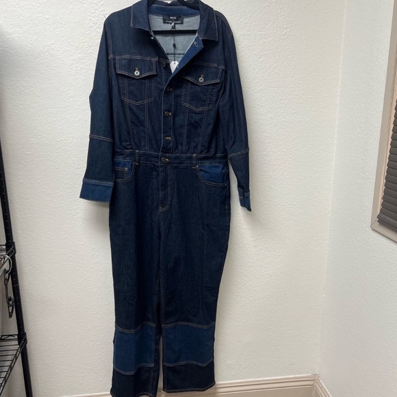 NWT ERDEM X UNIVERSAL STANDARD Myrtle Denim Jumpsuit - Picture 2 of 7